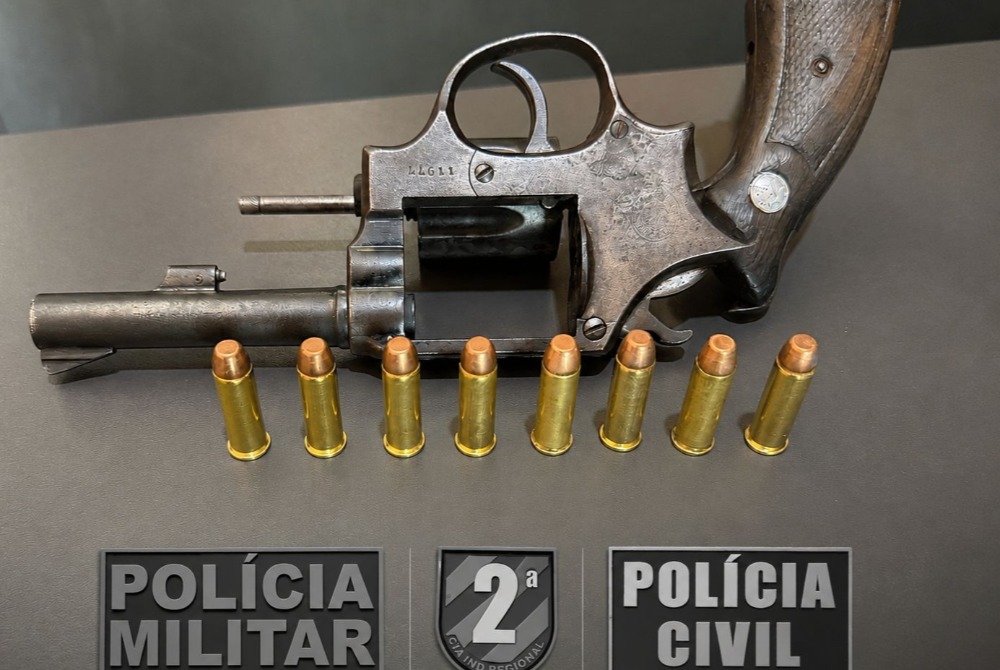 Pol�cias Civil e Militar apreendem adolescente pela pr�tica de homic�dio e localizam arma utilizada no crime em Caarap�