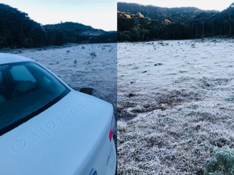 SC registra -5,7�C na Serra em amanhecer com 19 cidades abaixo de zero