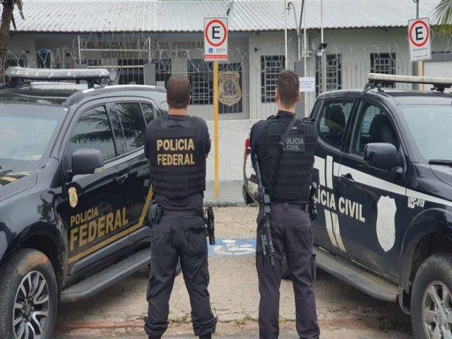 Operao rtemis  deflagrada em Cruzeiro do Sul pela Polcia Federal, Civil e Militar