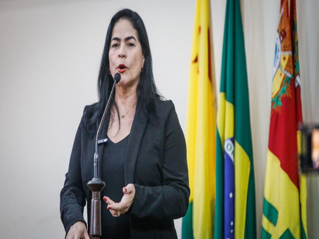 Maria Antnia defende construo da ponte que ligar Rodrigues Alves a BR-364