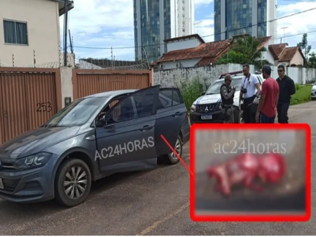 Feto humano  deixado dentro de carro de Ulber no Acre; polcia investiga o caso