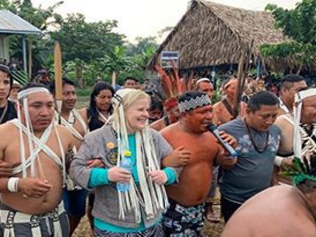 Governadora em exerccio acompanha ministra Rosa Weber em visita ao povo Marubo, no Amazonas