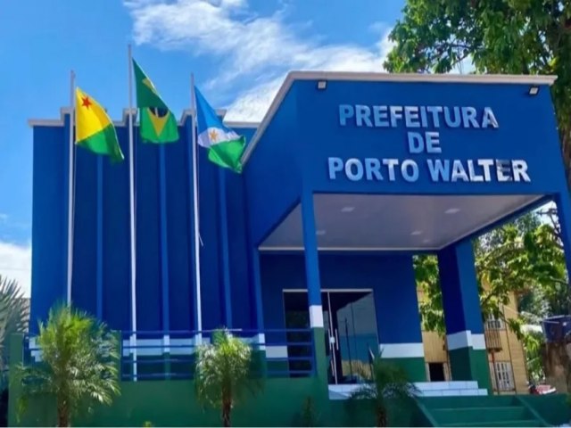 Prefeitura de Porto Walter abre processo seletivo com salrio de at R$ 3 mil; cargos para os nveis mdio e superior 