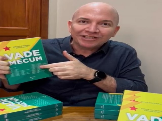 Deputado Gerlen Diniz vai distribuir livros para estudantes e concurseiros do Acre 