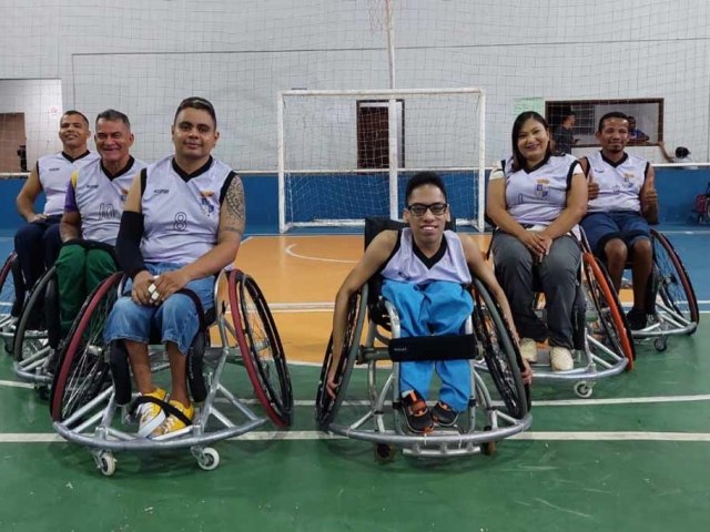 Jogo de basquete com cadeirantes leva incluso a Senador Guiomard