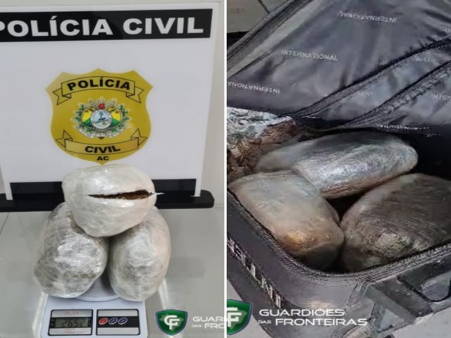 Mais de dois kilos de substncia entorpecente do tipo Skank so apreendidos pela Polcia Civil em Cruzeiro do Sul