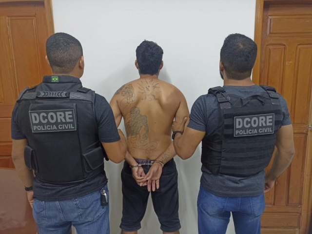 Homem condenado a mais de 12 anos de priso pelo crime de roubo  preso pela Polcia Civil