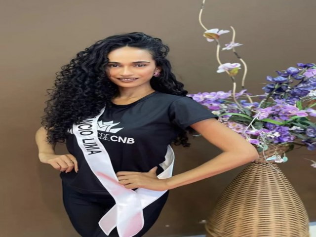 Musa de Mncio Lima vai representar o Brasil em desfile no Peru