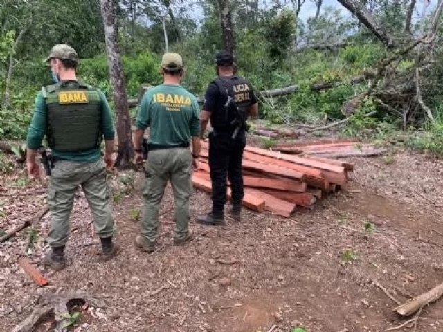 Trabalhador  baleado durante operao do IBAMA em propriedade no Abun