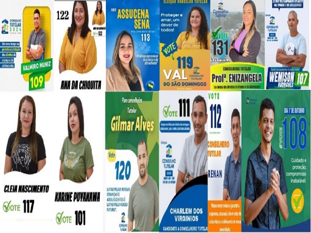 16 candidatos concorrem s cinco vagas de conselheiro tutelar em Mncio Lima