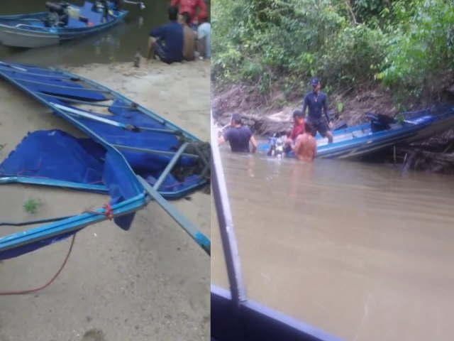 Vereador Evandro acredita que foi um milagre sarem com vida aps choque entre barcos no rio Ma