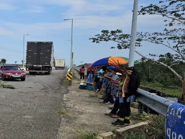 BR-364  liberada aps 5 horas de protesto contra Marco Temporal