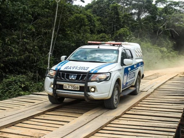 Homem  preso por violncia domstica na Zona Rural de Mncio Lima