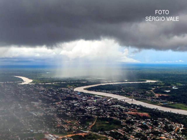 Pode chover at 50 milmetros no Acre nos prximos dias, diz o portal meteorolgico