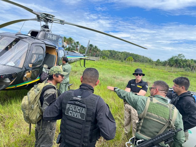 Com auxlio de helicptero, Polcia Civil prende homem que tentou matar companheira e filha na zona rural de Cruzeiro do Sul