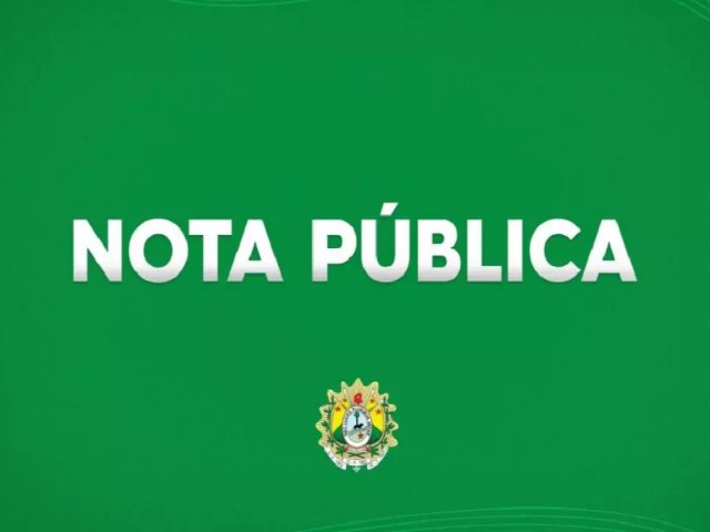 Governo divulga nota pblica sobre a suspenso de visitas no presdio de Cruzeiro do Sul