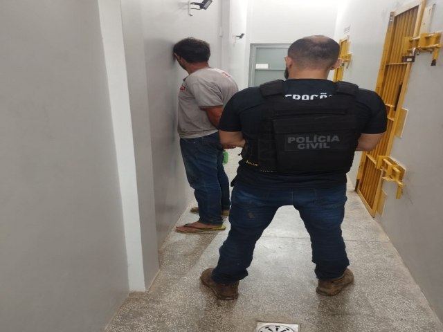 Polcia Civil prende homem suspeito de estupro de vulnervel praticado contra sua cunhada menor de idade