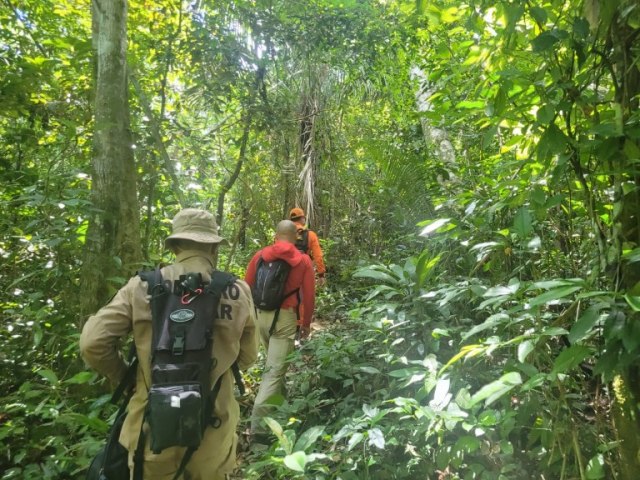 Indgena de 63 anos segue desaparecido em rea de mata e bombeiros intensificam buscas