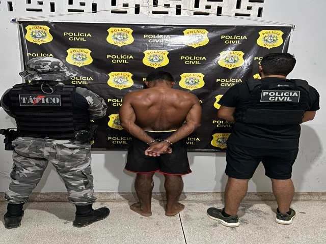 Polcias Civil e Militar capturam em flagrante homem que ceifou a vida da ex-companheira em Tarauac