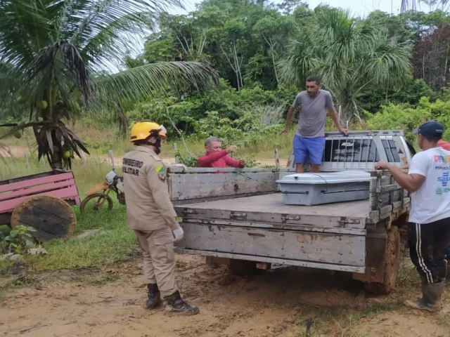 Bombeiros enfrentam desafios para atender caso de bito no ramal do Hava em Mncio Lima 