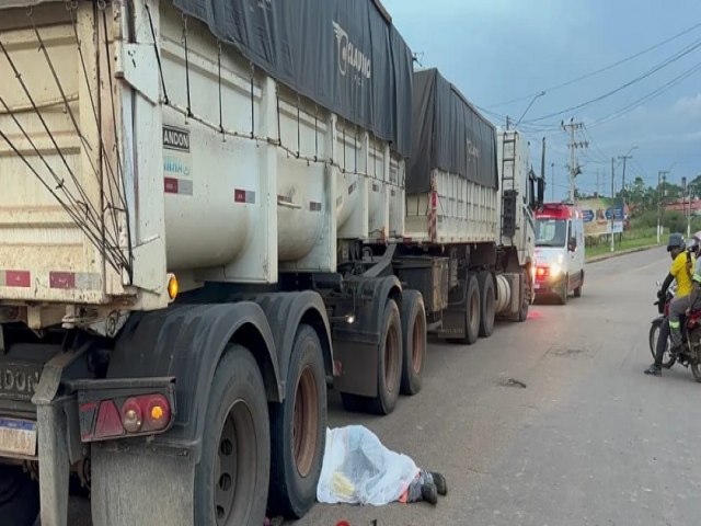 Trabalhador morre ao ter cabea esmagada por carreta a caminho do servio, em Rio Branco