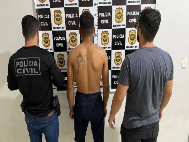 Polcia Civil prende lder de faco criminosa por extorso em Rodrigues Alves