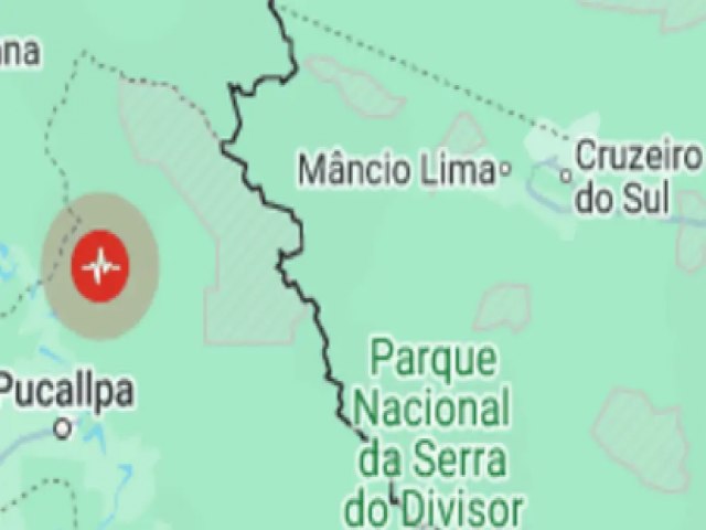 Tremor de terra  sentido em Cruzeiro do Sul na noite desta quarta-feira