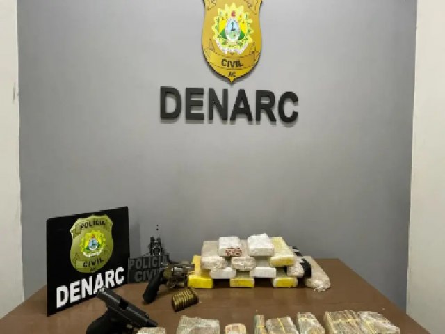 Dupla  presa com mais de R$ 77 mil em operao contra o narcotrfico em Rio Branco