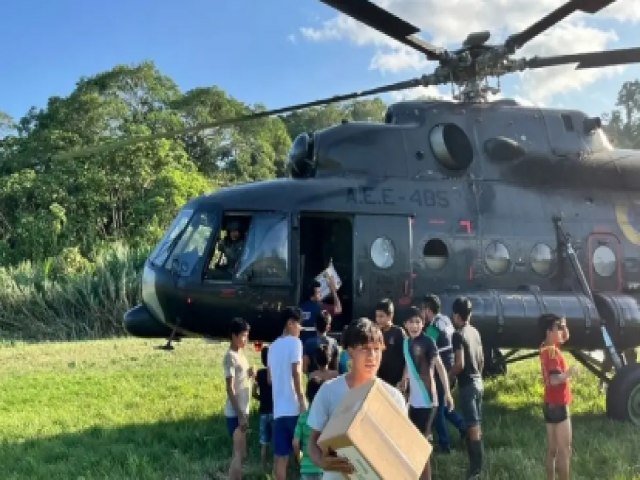 Helicptero militar de ajuda comunitria cai na Amaznia e oito tripulantes morrem