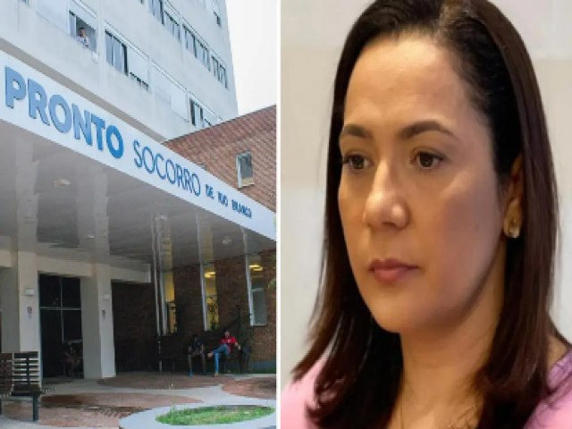 Mailza Assis  diagnosticada com pneumonia e vai ficar internada no Pronto-Socorro