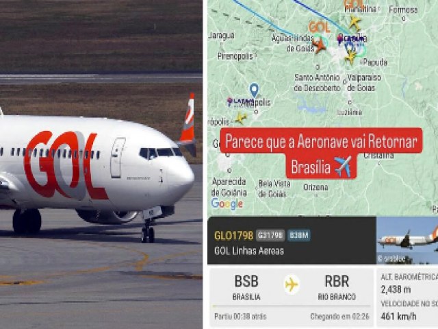 Voo para Rio Branco retorna a Braslia aps aeronave trincar para-brisa