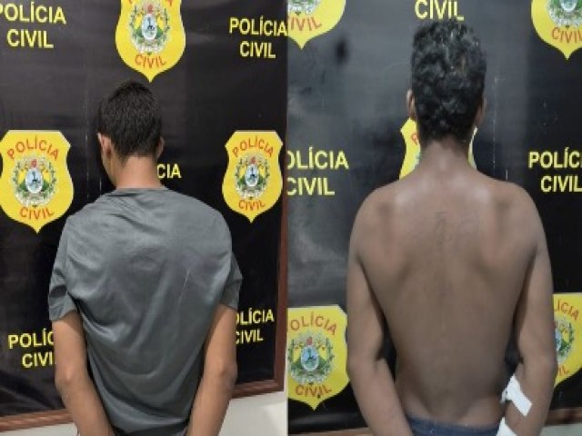 Polcia Civil e Militar prendem dois acusados de estupro contra adolescente em Marechal Thaumaturgo