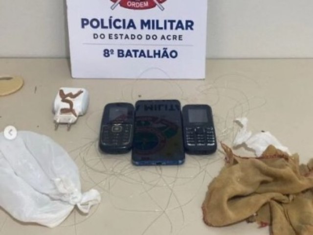 Homem que pretendia jogar celulares dentro de presdio no Acre  preso em flagrante