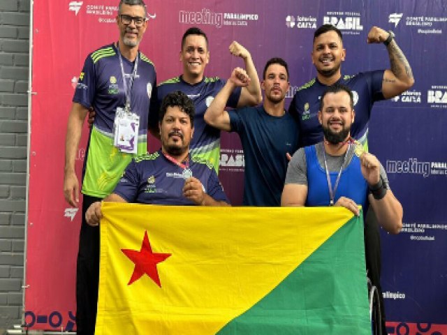 Atletas paralmpicos do Acre so medalhistas em competio nacional