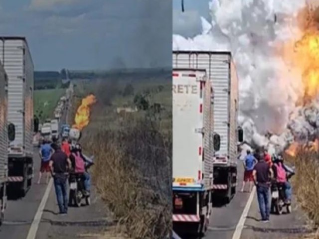 Exploso de caminho-tanque deixa feridos em BR no Par