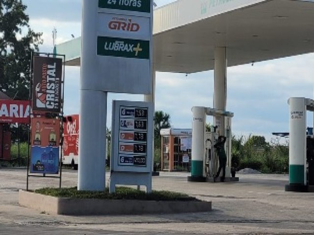 Em Cruzeiro do Sul, preo da gasolina sobe para R$ 7,53 por Litro