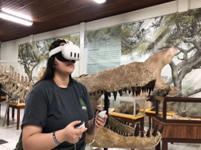 Ufac inaugura museu virtual 3D com fsseis de milhes de anos