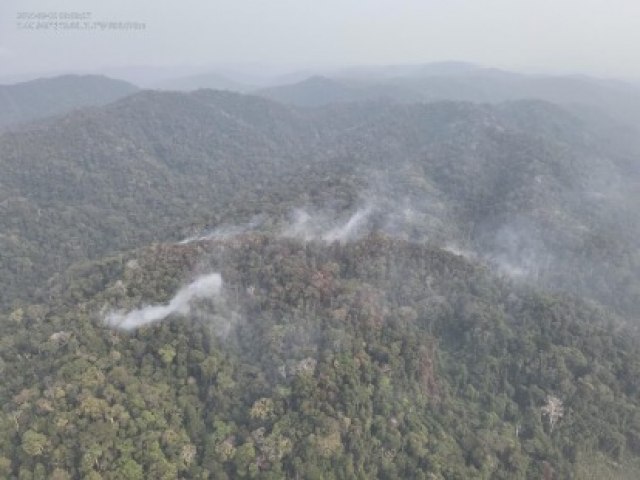 Aps 3 dias, incndio que atingiu mais de 14 hectares na Serra do Divisor  controlado