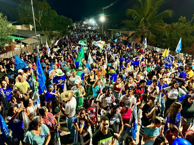 Carreata histrica com mais de 700 veculos e reunio com 5 mil pessoas aponta vitria de Z Luiz e Andinho