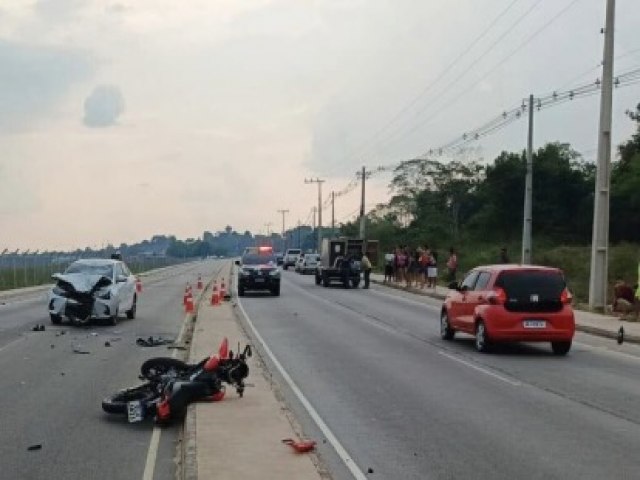 Polcia Militar divulga detalhes sobre coliso fatal entre carro e moto na AC-405