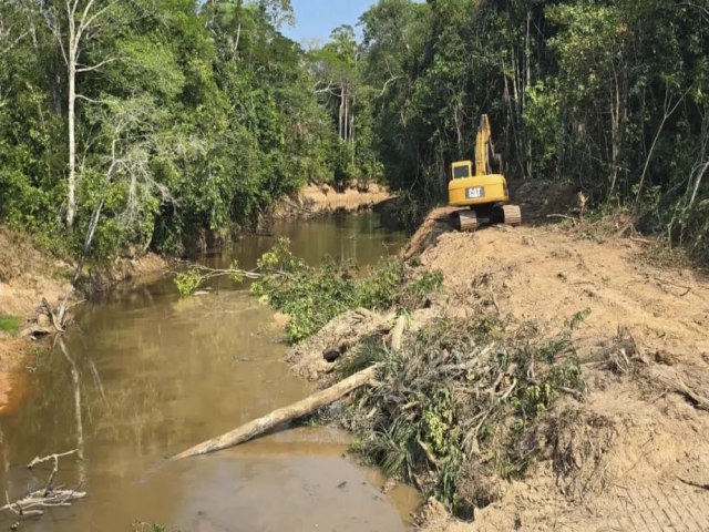 Aps interveno de Josemir Melo, Deracre inicia obras para reestruturar ponte dos ramal dos Caetanos