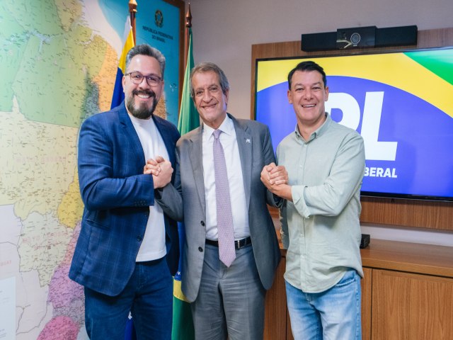Alan Rick participa de reuni�o com presidentes nacionais do Republicanos e do PL para discutir cen�rio pol�tico do Acre