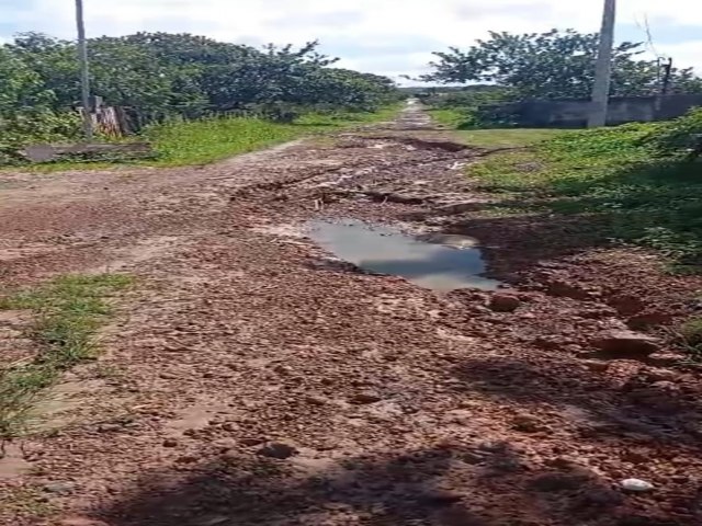 Moradores de Piracuruca, Bairro 3 Lagoas, Sofrem com Condies Precrias das ruas