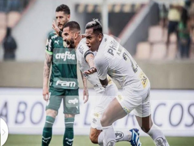 Santos vence Palmeiras, leva Neymar  loucura na Vila Belmiro e larga na frente na final do Paulisto