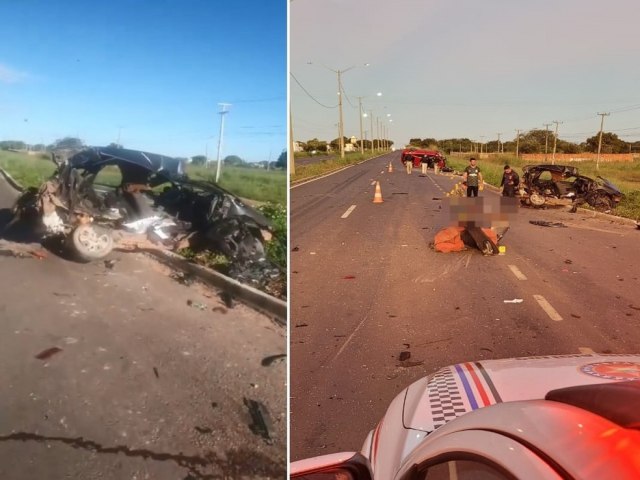 Coliso entre dois carros rodovia na BR-226, em Timon (MA), deixa uma criana morta e 2 adultos 