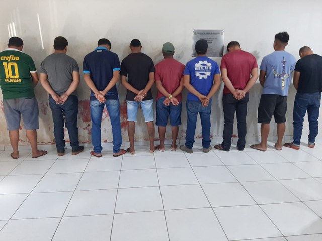 Polcia Civil do Maranho prende 9 homens na operao Leite do Nenm
