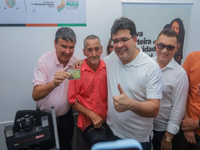 Governador Rafael Fonteles inaugura Instituto de Identificao Digital em Batalha