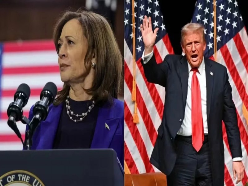 Kamala e Trump chegam empatados  vspera da eleio nos EUA