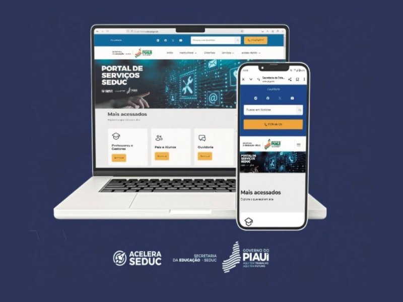 Seduc moderniza gesto com o Portal de Servios e outras inovaes digitais