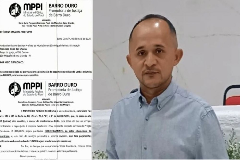 Imagem da Not&iacute;cia Prefeito Bispo � alvo de processo administrativo por suposto uso irregular do recurso do Fundeb em S�o Miguel da Baixa Grande
